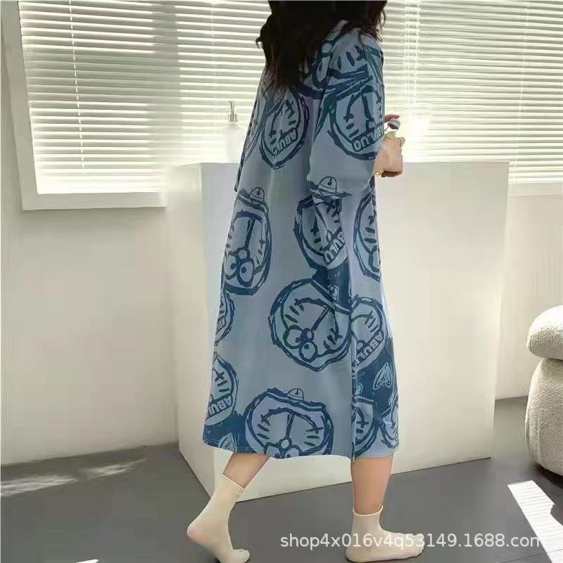 STOCK-Cute Korean-Style Summer Pajama Set – Plus Size Friendly