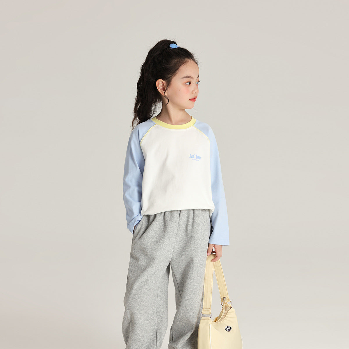 Pudding Haru Girls’ Color-Block Raglan Long-Sleeve Tee 2026 – Kids Fashion Nepal | Tudoholic
