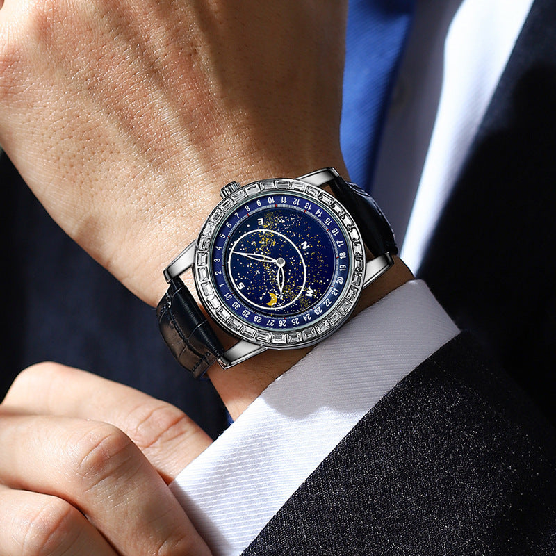 Men’s Starry Sky Turntable Watch