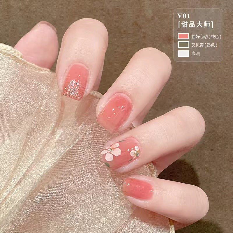 MAXFINE 3-Piece Nail Polish Set – Fast-Dry Tear-Resistant