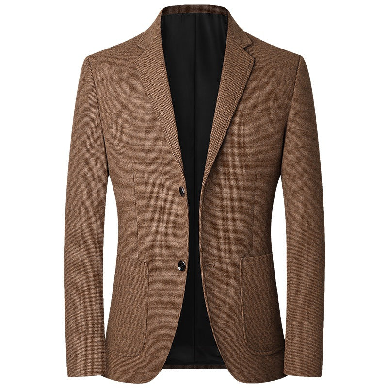 STOCK-Men’s Casual Dad Suit Jacket – Spring & Autumn Easy Style