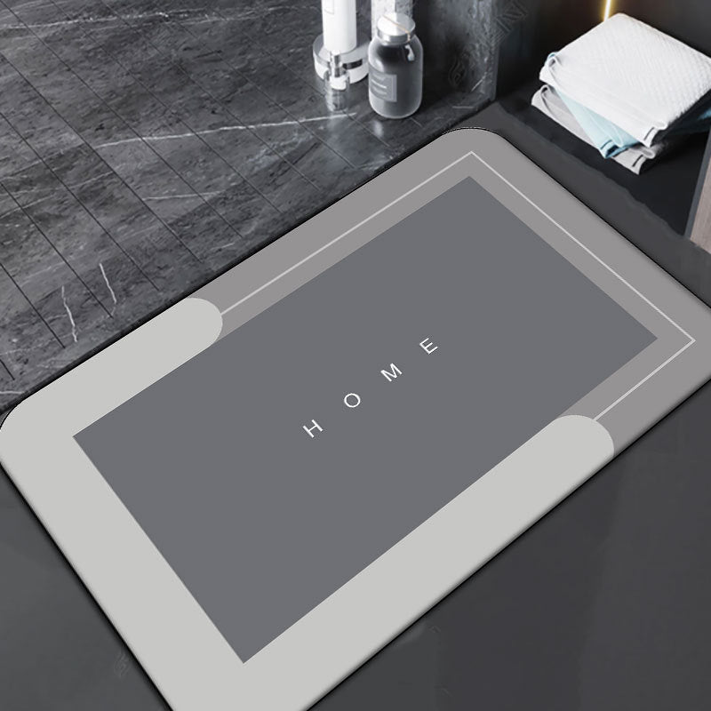 Soft Diatom Mud Absorbent Bathroom Mat – Quick-Dry Non-Slip