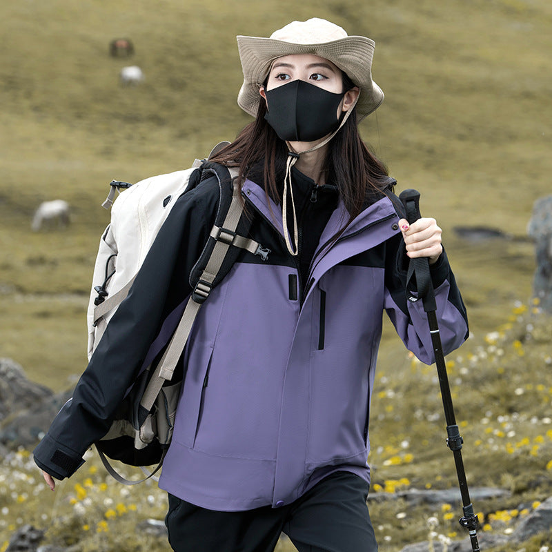 Three-in-One Waterproof Mountaineering Jacket Unisex