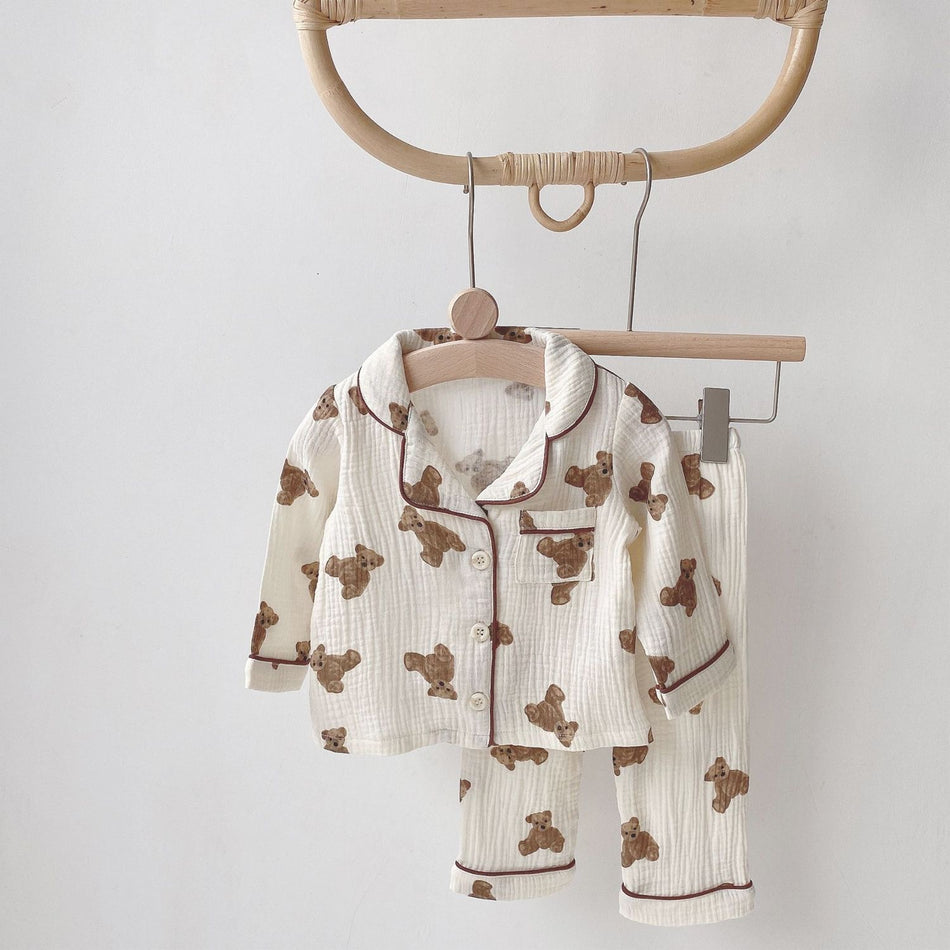 Children's Long Sleeve & Pants Two-Piece Set – Soft & Comfy