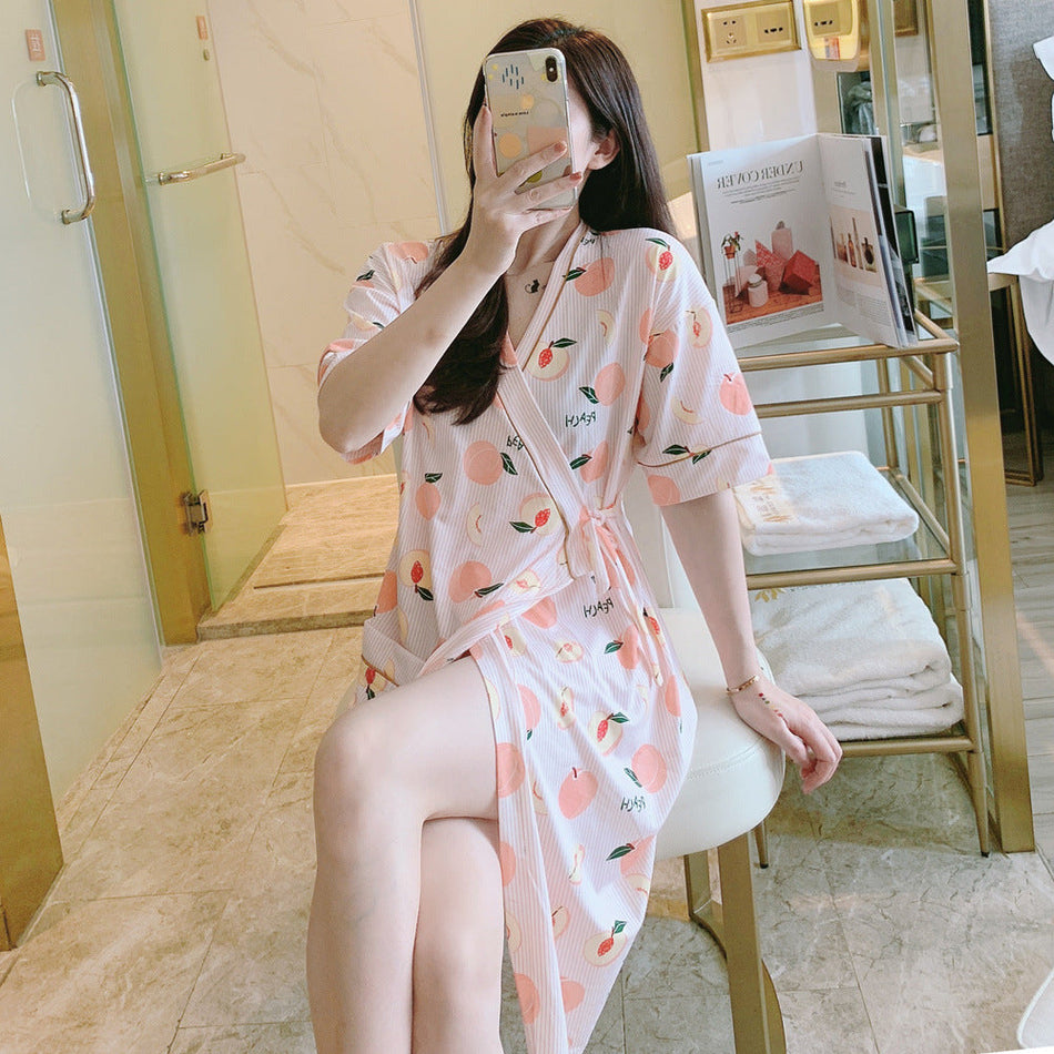 Women's Milk Silk Robe