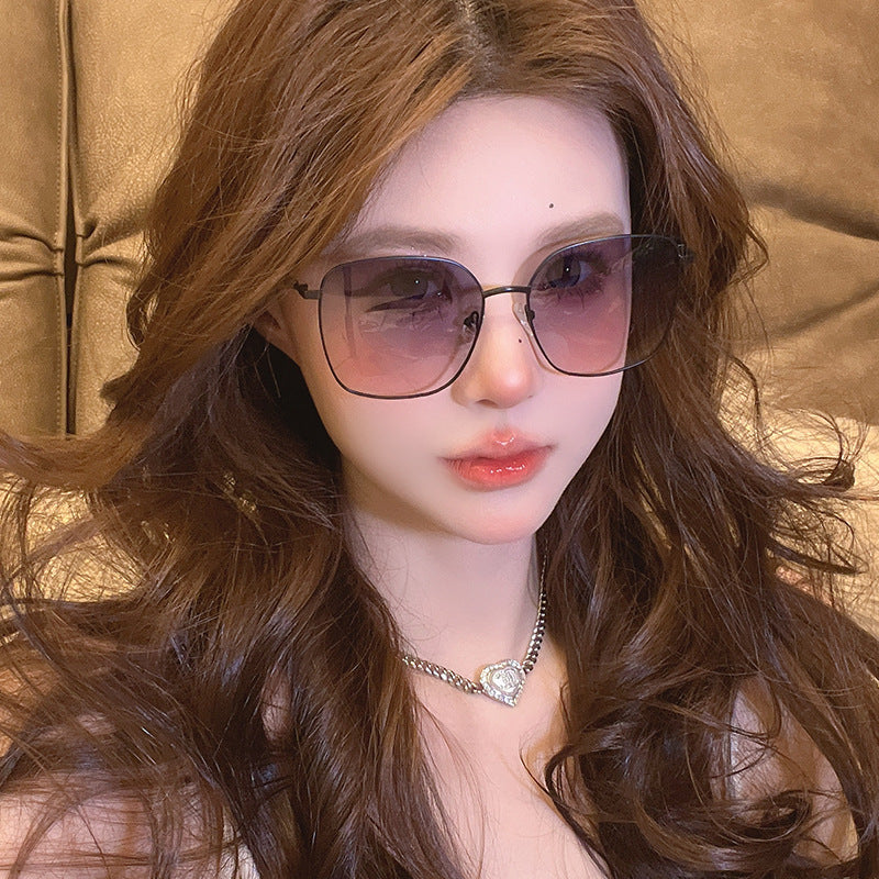 Women's Retro Korean Polarized UV Sunglasses