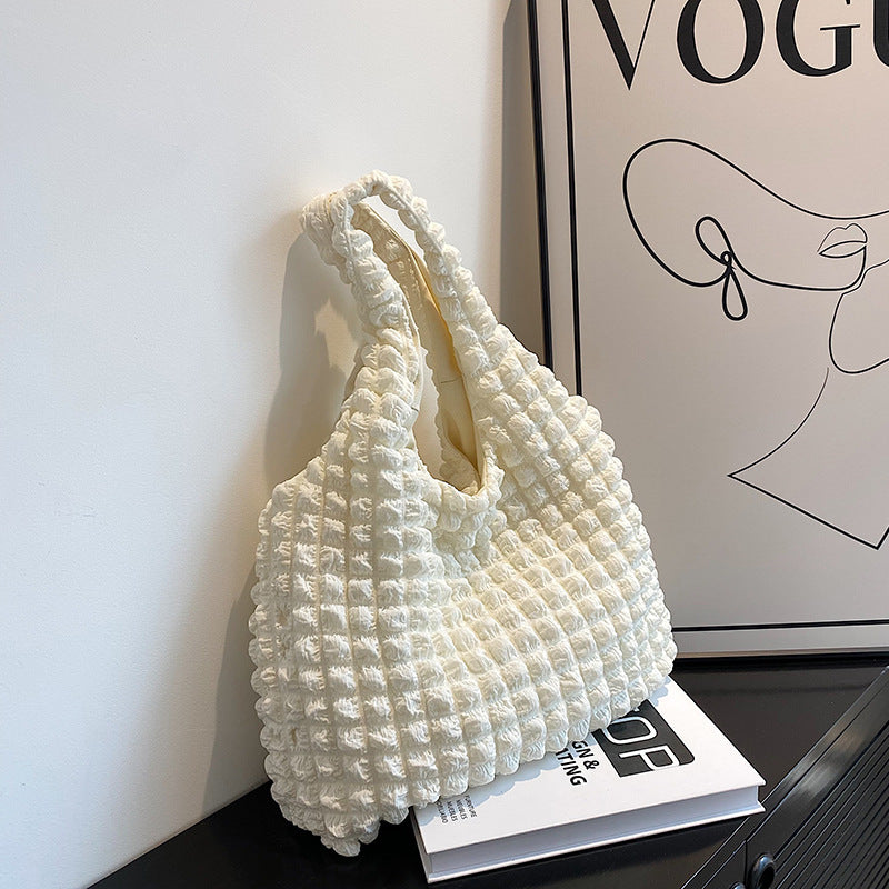 Women’s Cloud Puff Flower Shoulder Bag