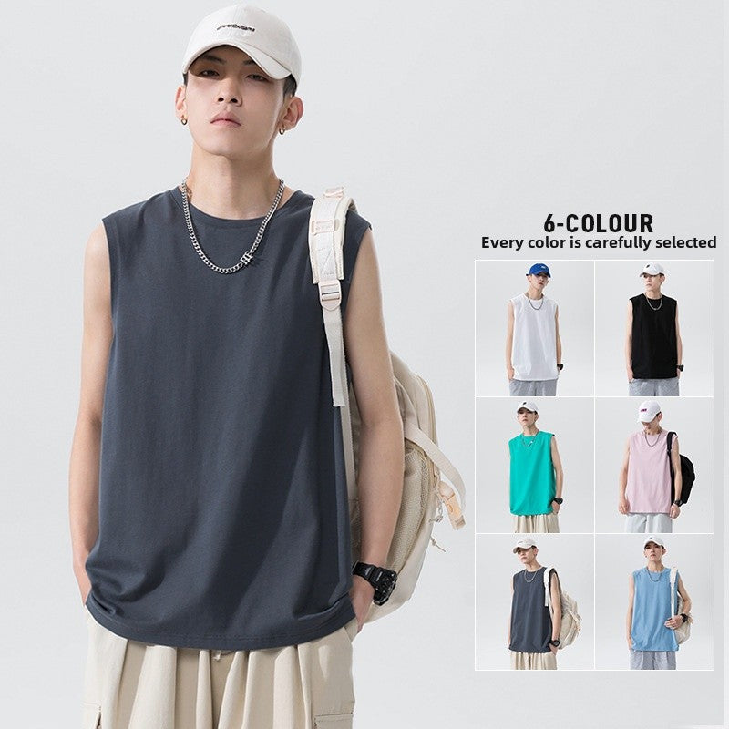 Loose Fit Cotton Vest – Multi-Color Street Essential