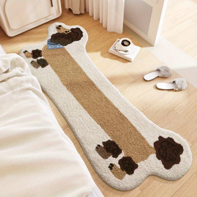 Special-Shaped Puppy Plush Cushion Carpet
