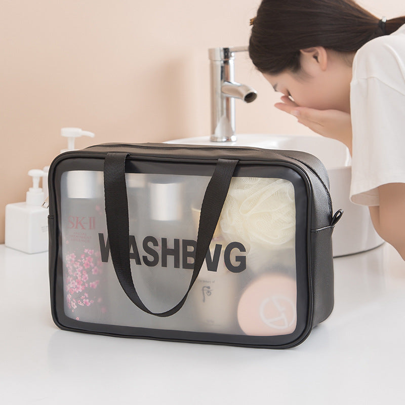 Transparent Waterproof Travel Cosmetic Toiletry Bag