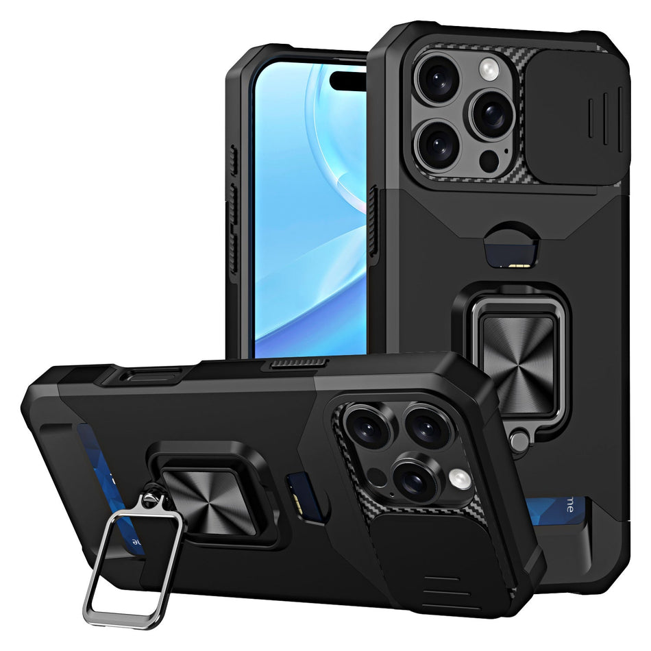 iPhone 16 Pro Max Case with Multi‑Function Card Slot
