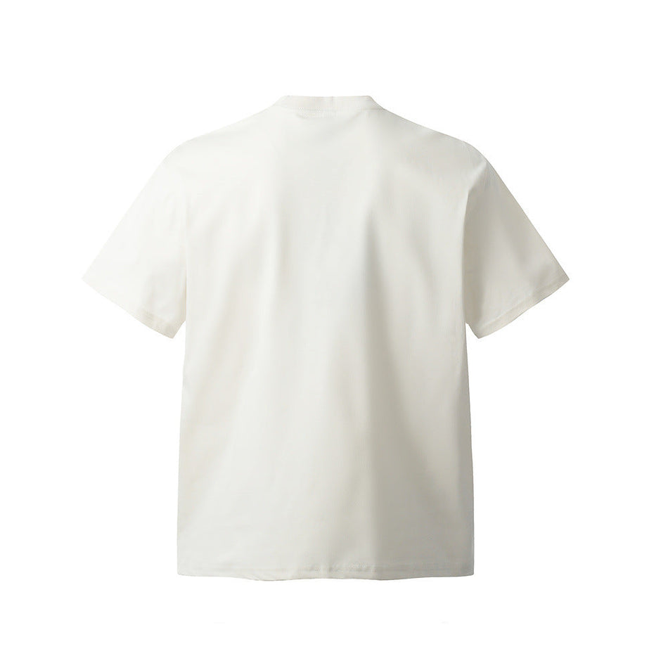 Retro Unisex Print T-Shirt – Vintage Graphic Casual Tee