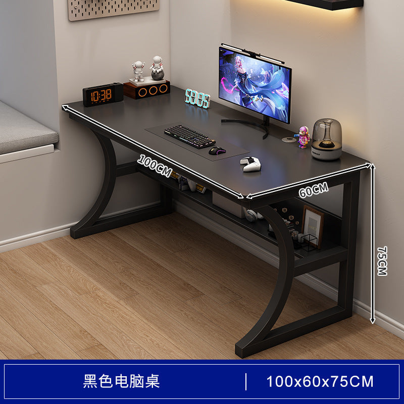 INSTOCK-Home & Gaming Computer Desk with Shelf