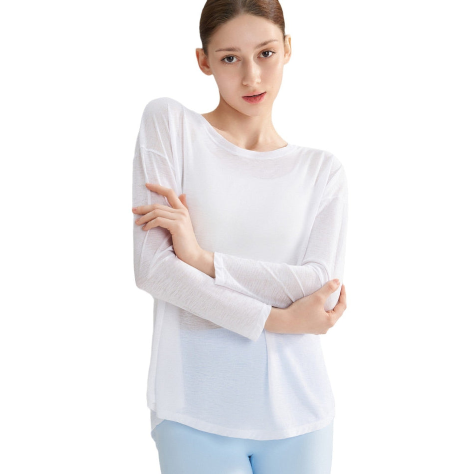 Women’s Slub Yarn Yoga Top