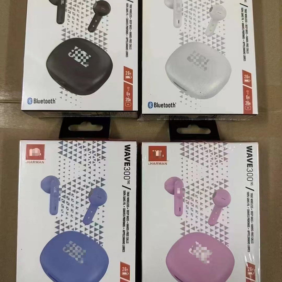Wave300 TWS Wireless Bluetooth Earbuds Bass Heavy