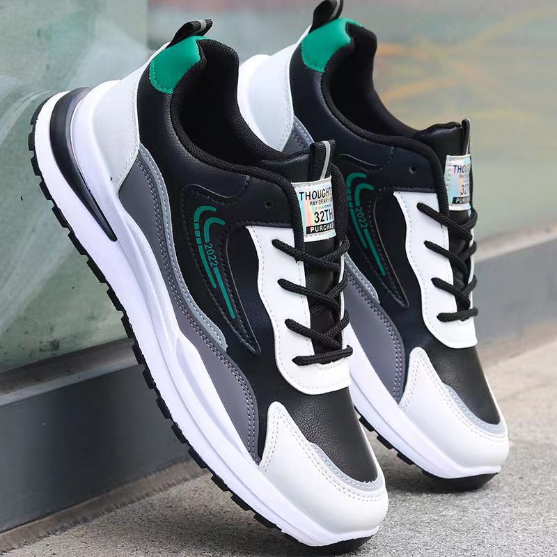 Men’s Waterproof Leather Sneakers – Stylish & Durable