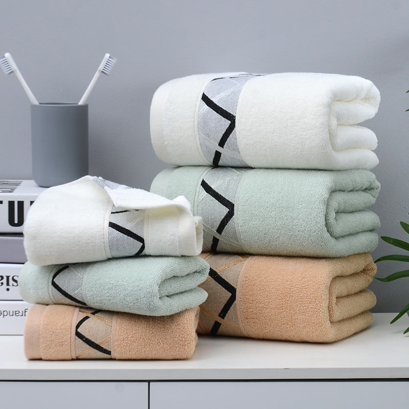 Pure Cotton Couple’s Bath Towel – Soft, Absorbent & Thickened for