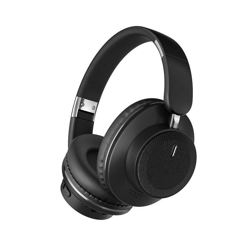Foldable Wireless Bluetooth Sports Headset with Calls in Black