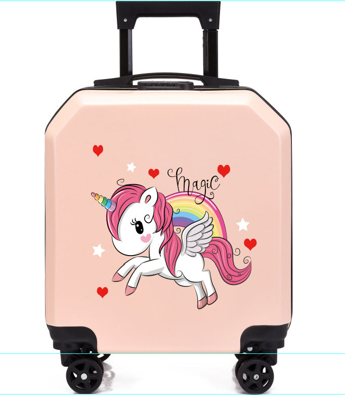 STOCK - Kids 18-Inch Travel Suitcase with Wheels