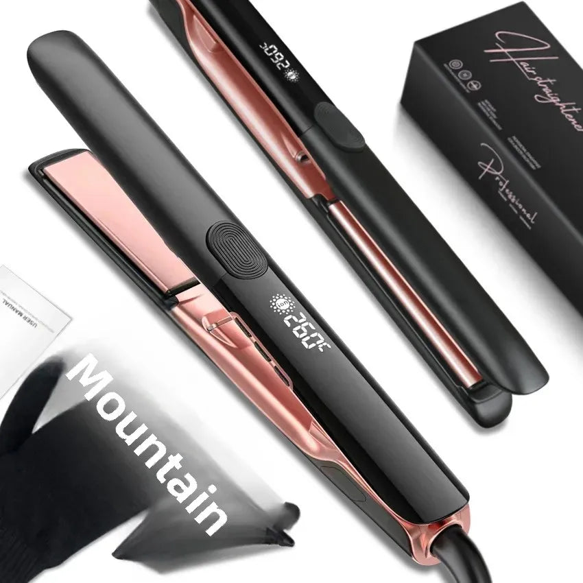 2-in-1 Hair Straightener & Curler with Ion Technology