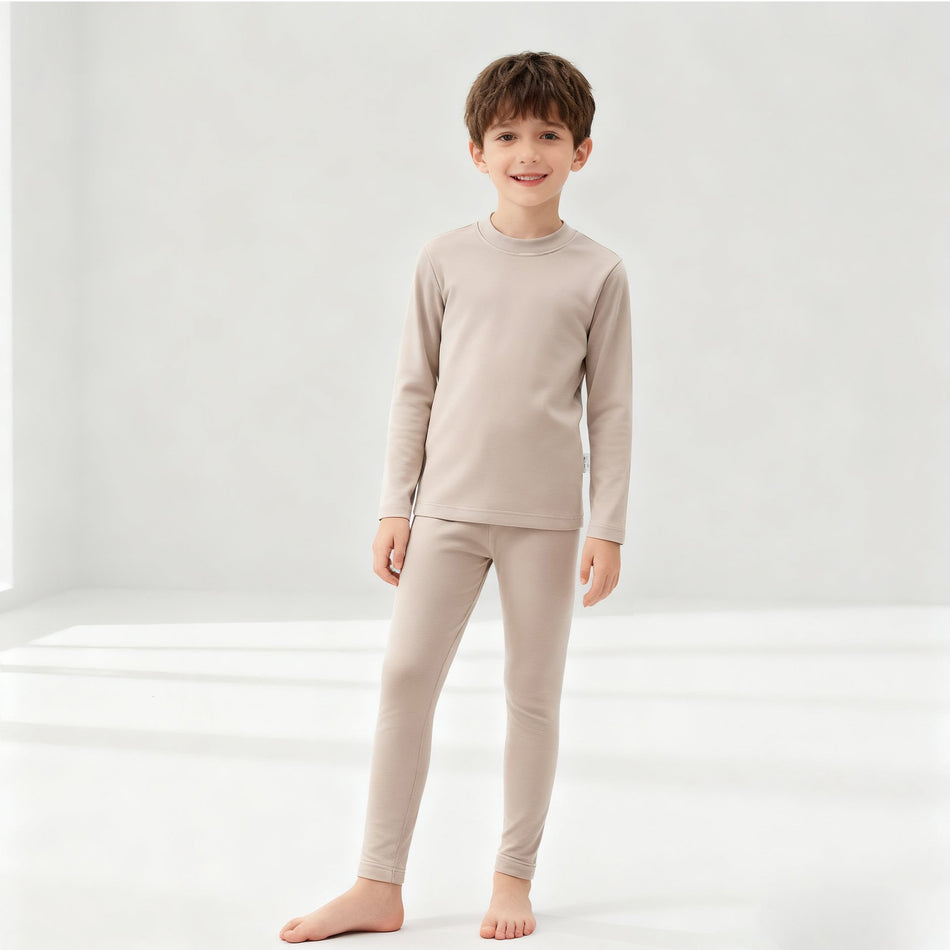 Children’s Pure Cotton Autumn Clothes Long Pants Base Layer Set