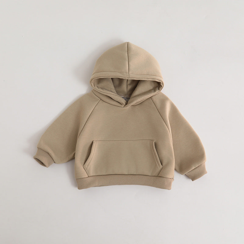 2025 Kids’ Korean Cashmere Hooded Sweater Top