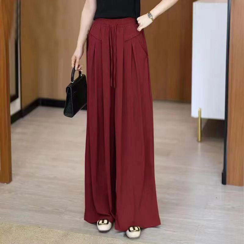 INSTOCK-Women's High Waist Pleated Wide-Leg Culottes