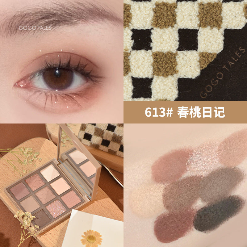 Gogotas Gold Foil Eyeshadow Palette – Matte & Glitter 603/613