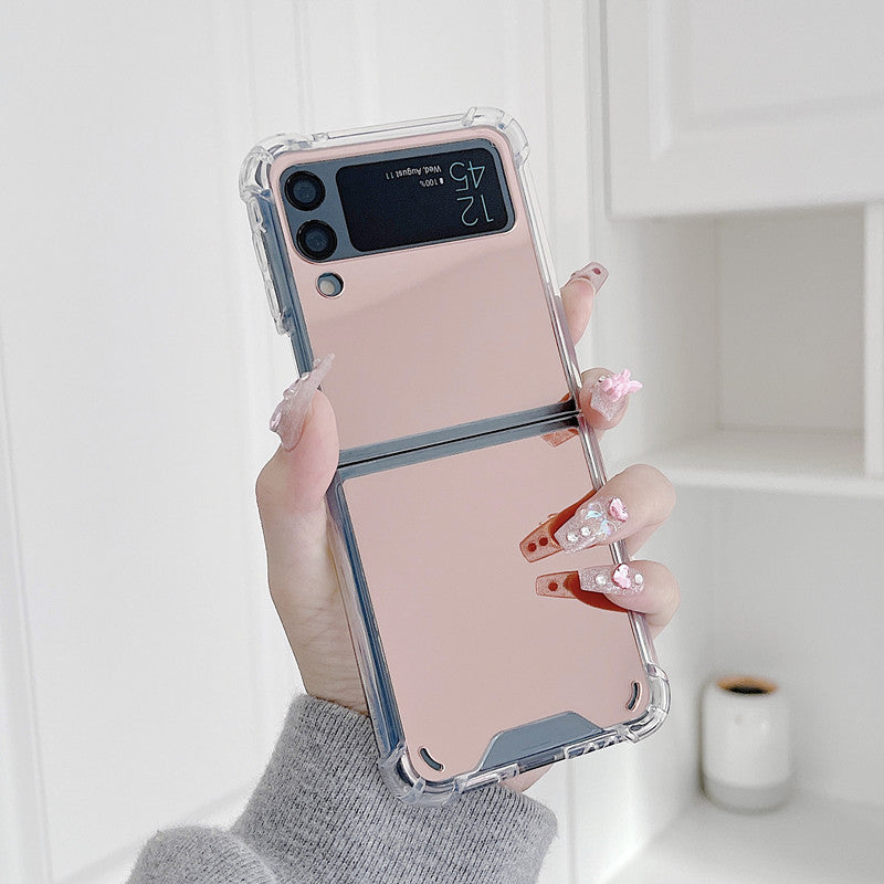 STOCK-Z Flip6/Z Flip5 Mirror Case – Drop-Proof & Stylish