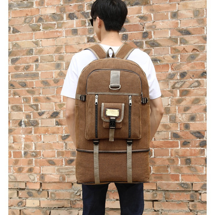 Men’s Canvas Hiking Backpack | Large Outdoor Bag Nepal