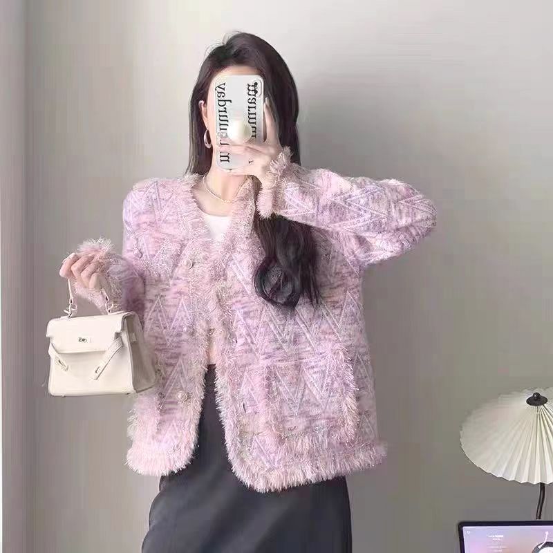 Autumn/Winter Round Neck Casual Versatile Jacket