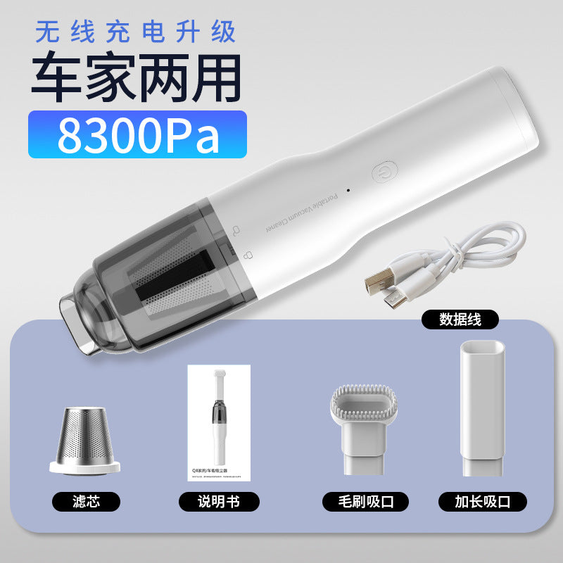 Mini Car Vacuum Cleaner – Wireless & USB Rechargeable