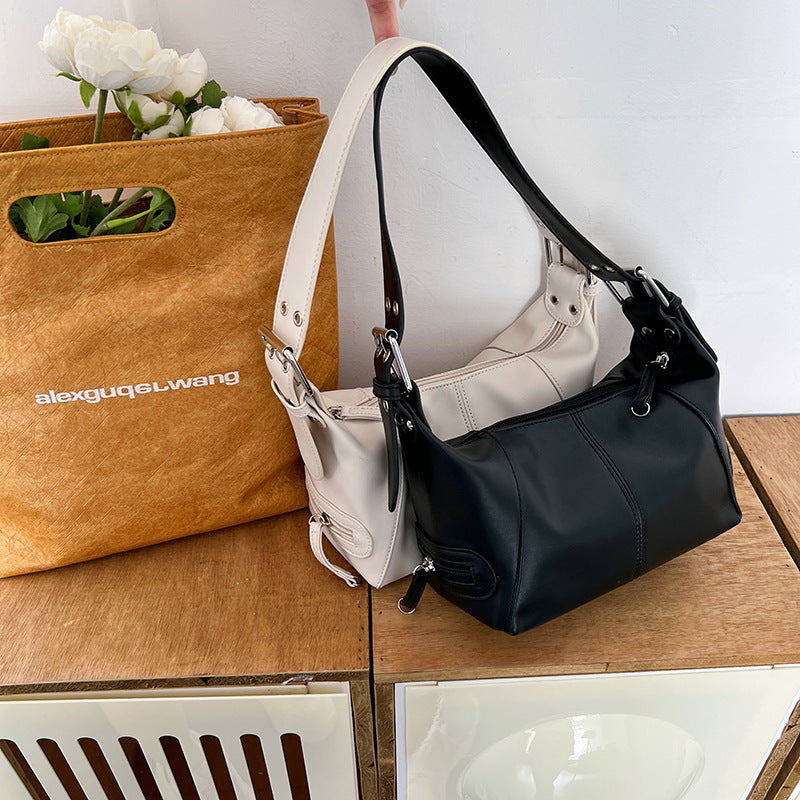 European American Style Baguette Underarm Shoulder Bag
