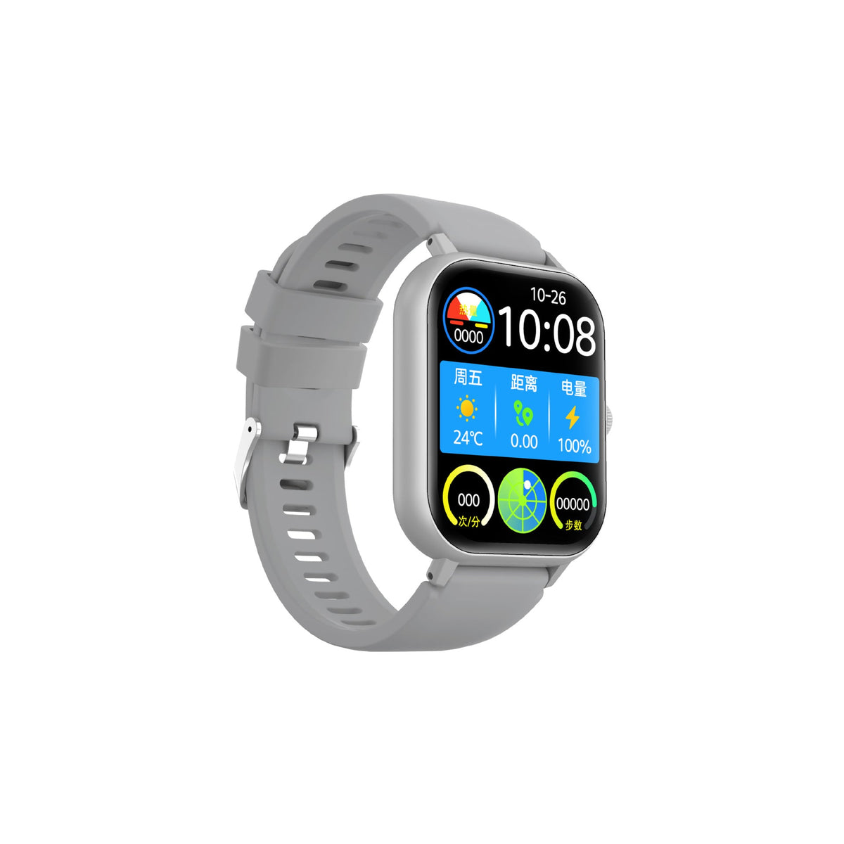 ZL54CJ Sports Smartwatch with Bluetooth Calling and Health Tracking in Black