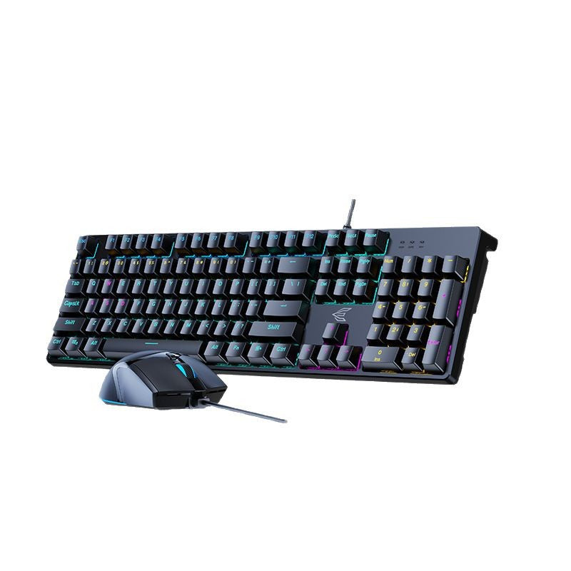 Power E GK100 Mechanical Keyboard Mouse Set