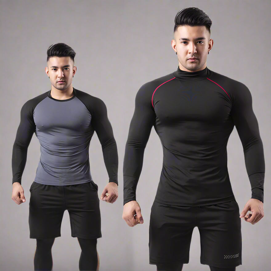 INSTOCK-Fleece-Lined Winter Sports T-Shirt for Men