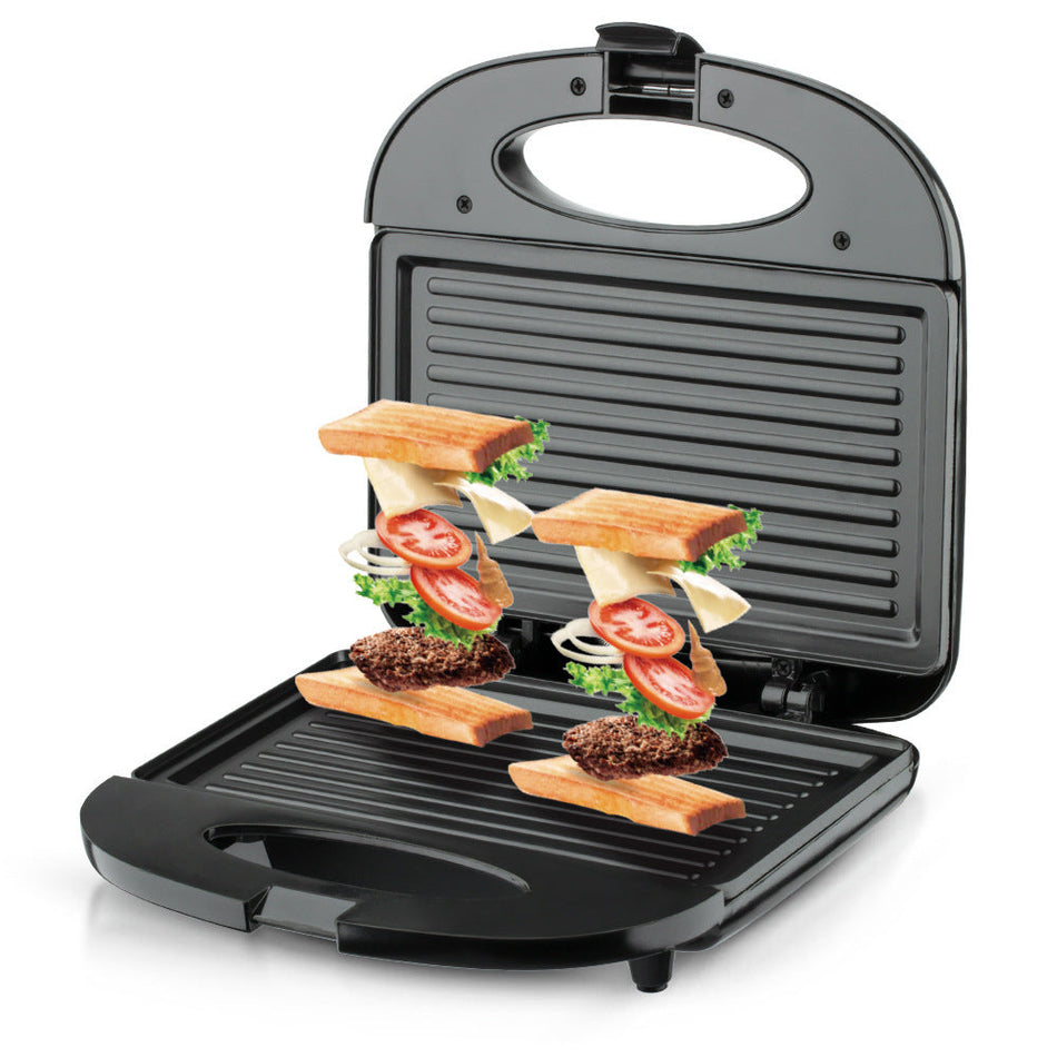 Dual Voltage Sandwich & Waffle Breakfast Machine