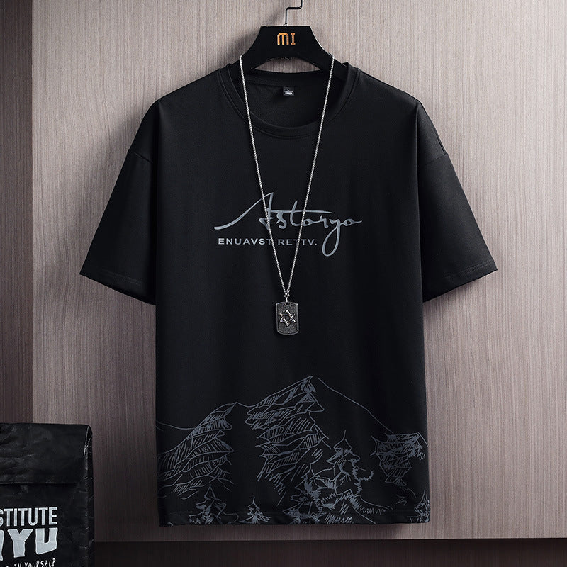 STOCK-Men’s Short-Sleeved T-Shirt – Casual, Comfy & Stylish