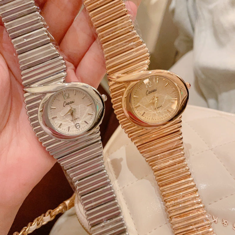 Retro Quartz Watch – Classic Women’s Timepiece