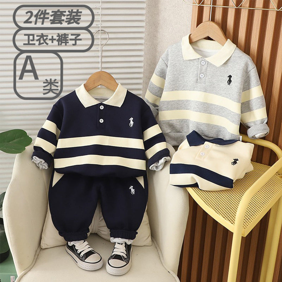 INSTOCK-Kids‚Äô Spring & Autumn Pony Logo Suit 2025