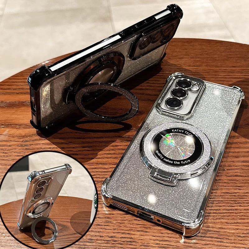 Samsung Gradient Glitter Electroplated Case