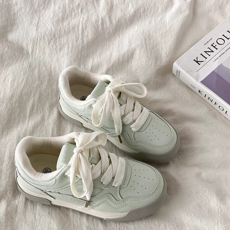 Lightweight Thick-Soled Korean Bread Sneakers