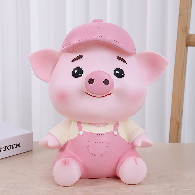 Net Red Vinyl Piggy Bank Anti-Fall Kids Cross-Border Gift