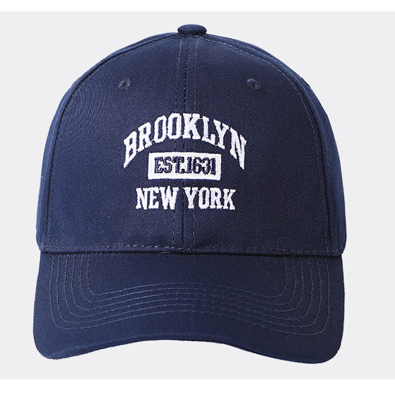Deepened hard top baseball cap big head wide brim sun hat
