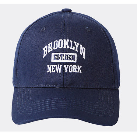 Deepened hard top baseball cap big head wide brim sun hat