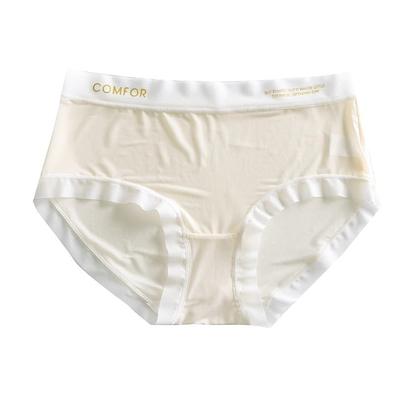 Seamless Ice Silk Mid-Waist Panty (Pack of 5)