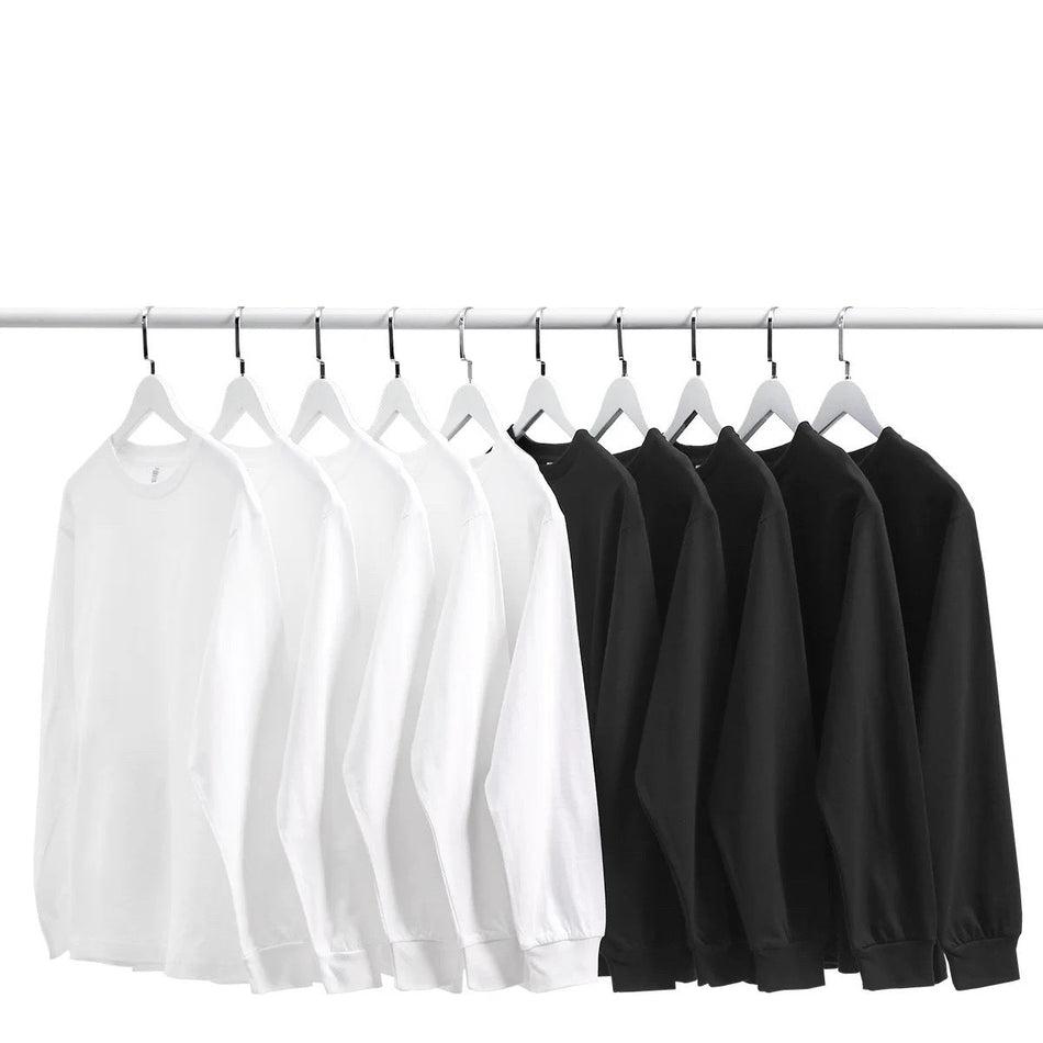 Heavyweight 320g Cotton Unisex Long Sleeve T-Shirt