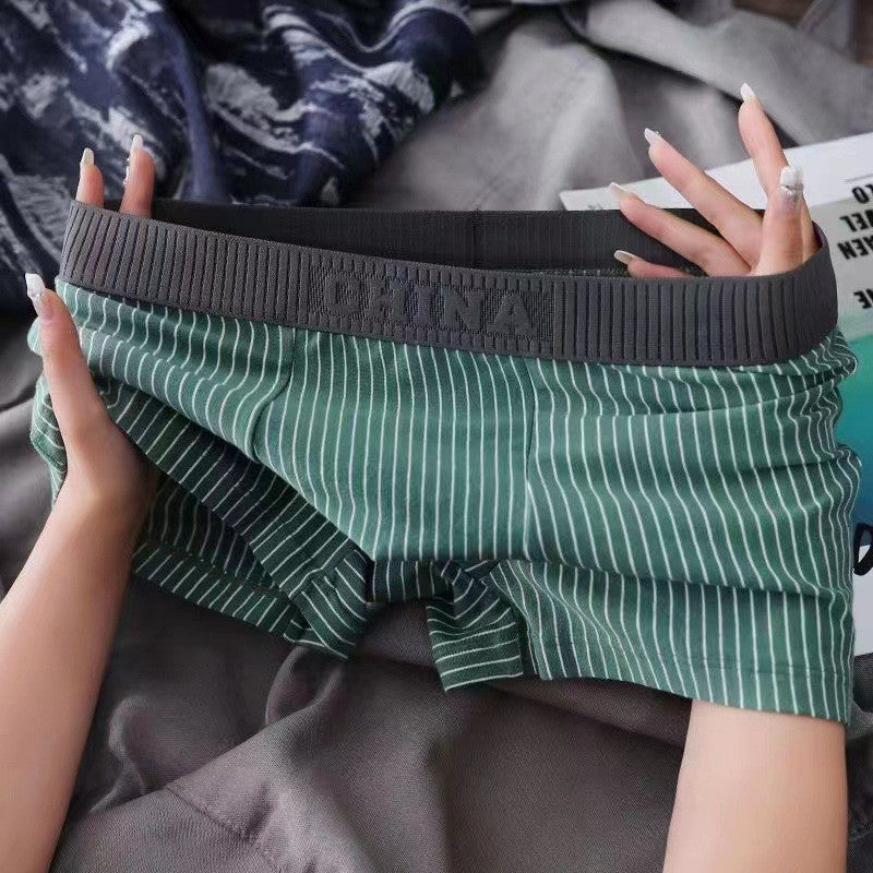 PACK OF - 5 Striped Men’s Boxer Shorts – Breathable, Loose