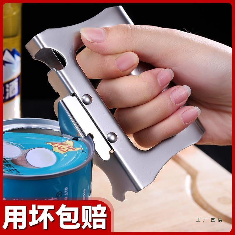 Multifunctional Stainless Steel Can and Bottle Opener