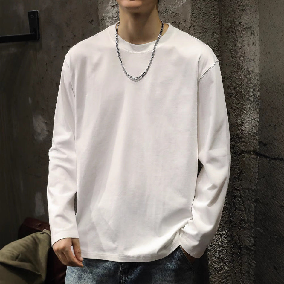 INSTOCK-Heavy Cotton Long Sleeve Tee – Black or White